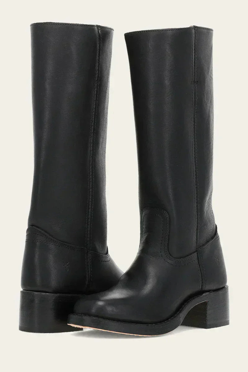 Anya classic western boots in yellow, paired with a flowy dress, illustrating their versatile styling potential.