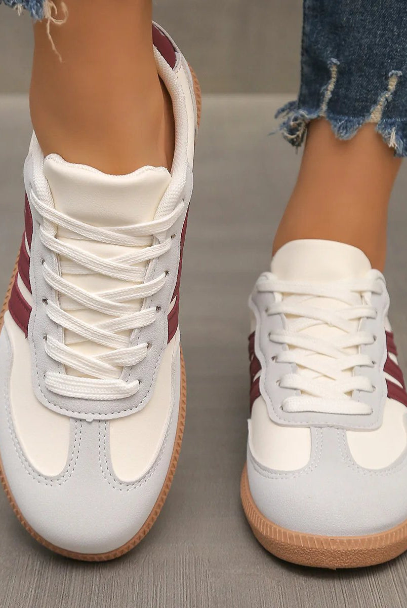 Pair of khaki Briony orthopaedic trainers, displayed from a slightly elevated perspective.