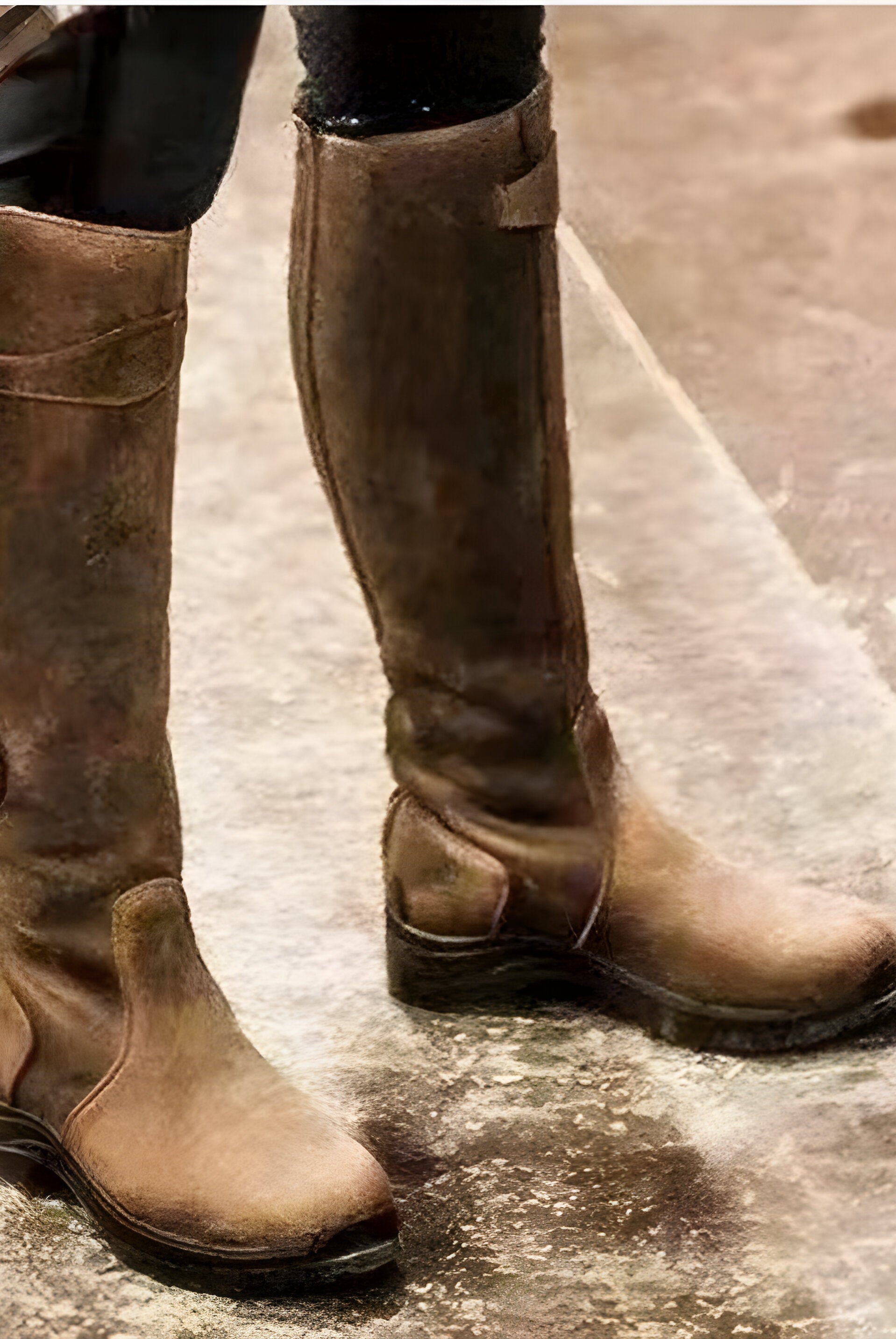 Detailed view of the slip-resistant Duratread sole pattern on a Calliope orthopedic boot, highlighting traction.