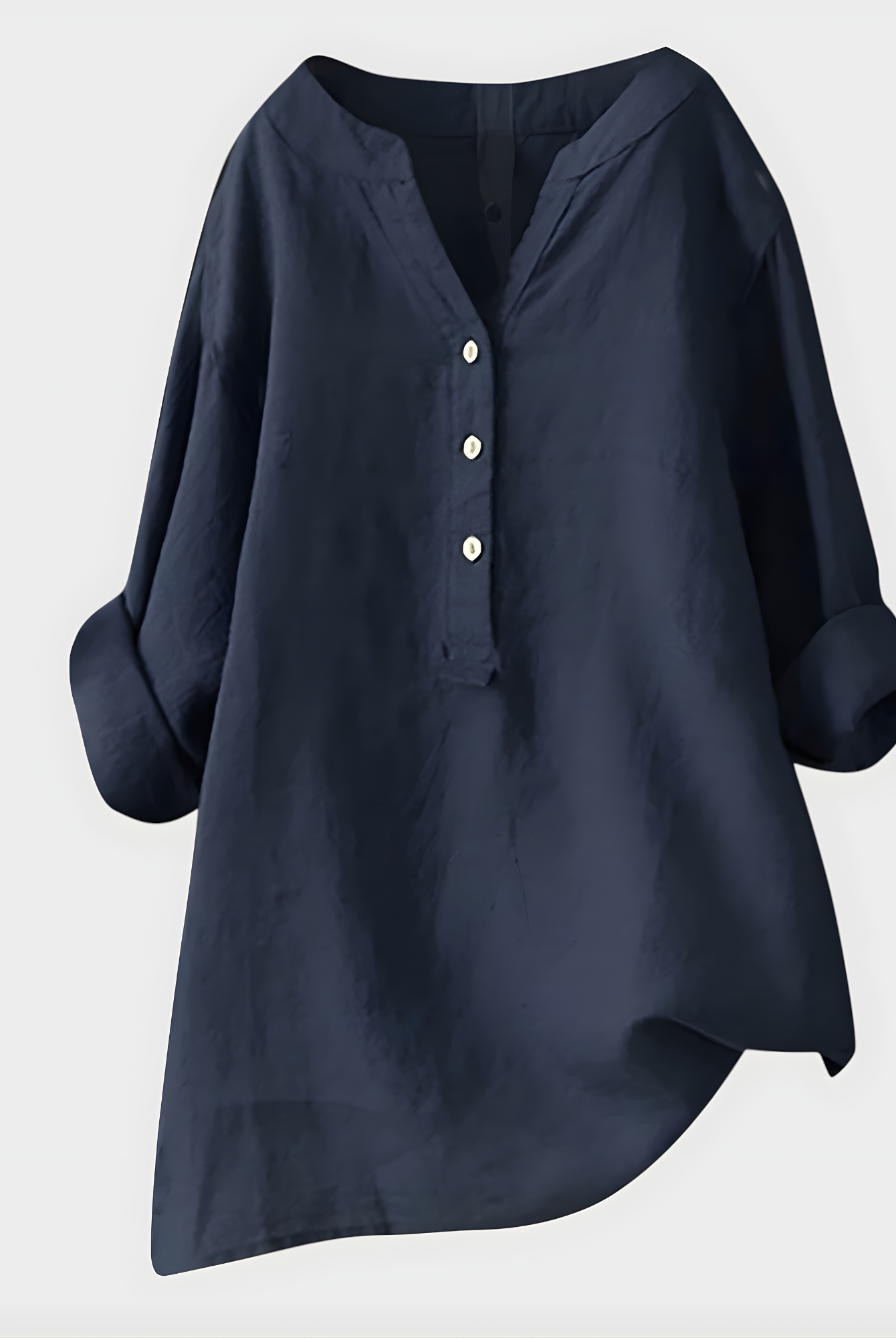 Front view of the yellow Elara blouse, styled casually for a relaxed and fashionable look.