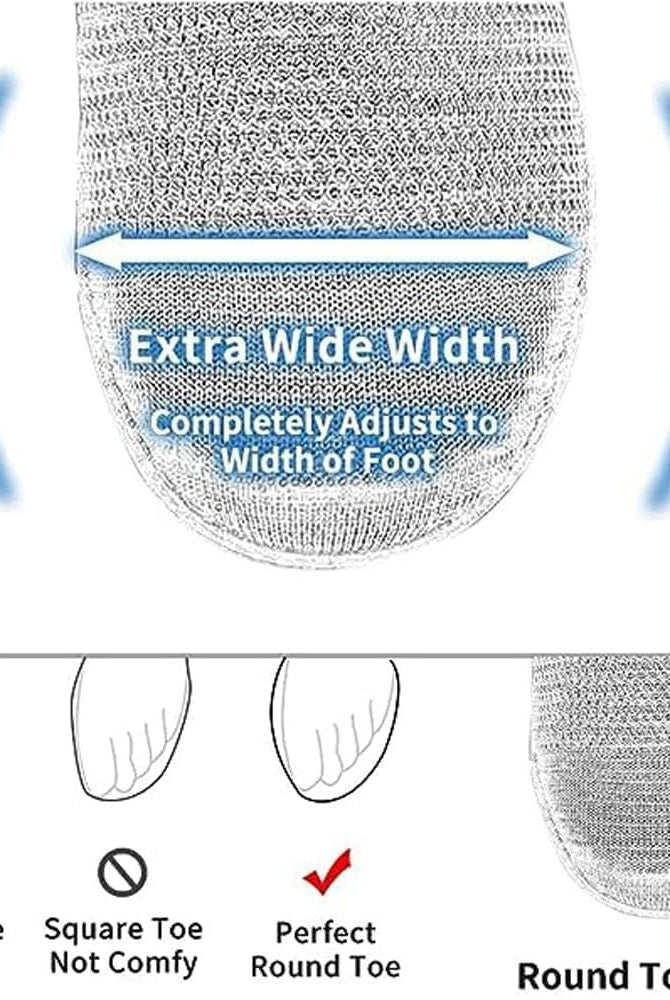 The blue version of the Elara women's comfort shoe, providing a stylish color option for those with sensitive feet.