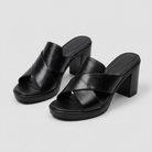 Lifestyle image of the green comfort sandals paired with a casual outfit, perfect for a relaxed day out.