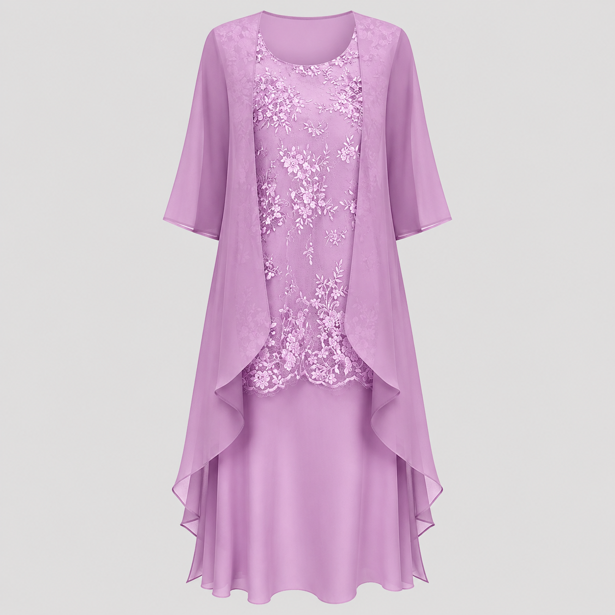 Lifestyle image of a woman walking in the yellow Lumi chiffon two-piece dress, capturing the garment's fluid motion and comfort.